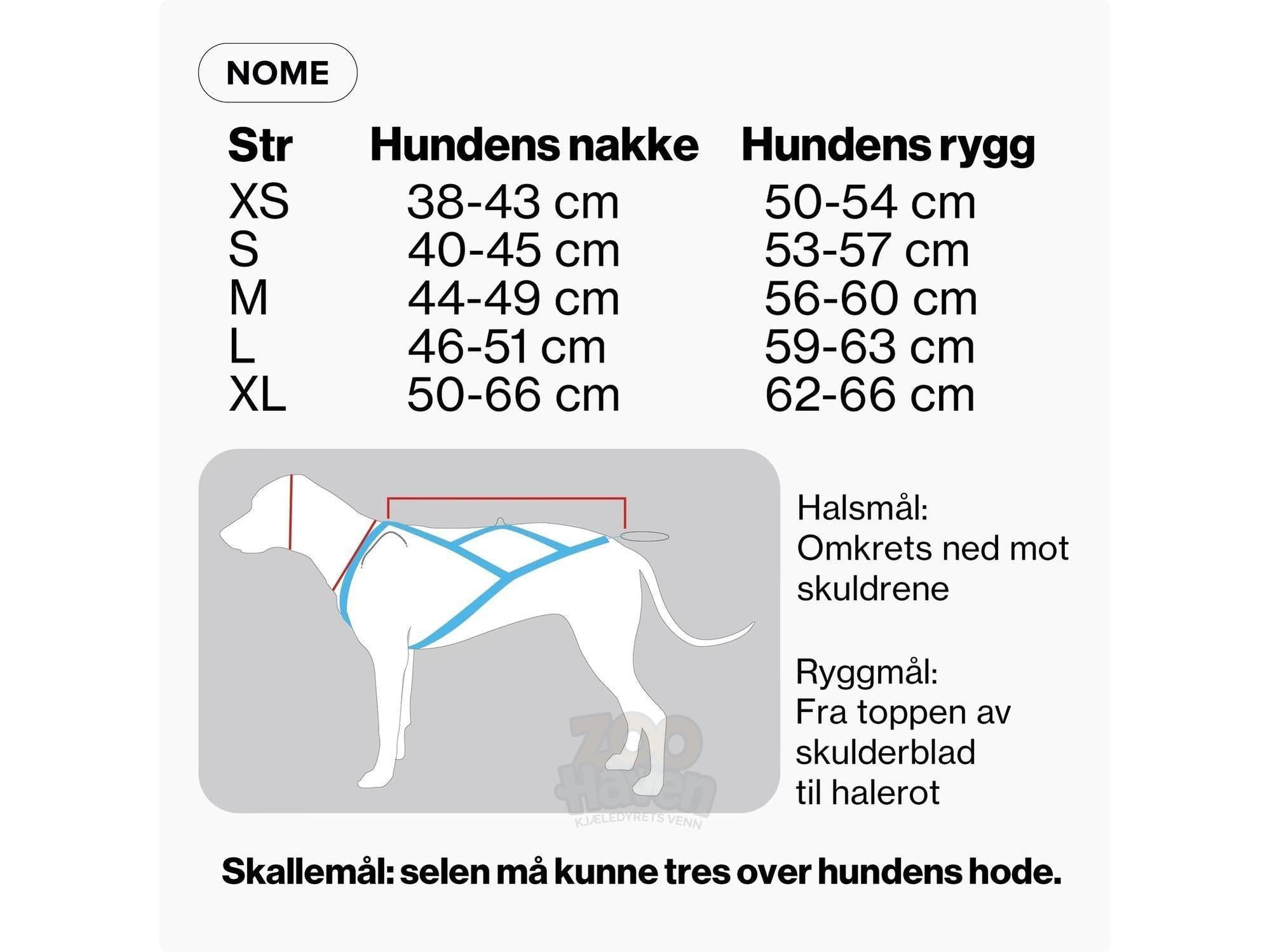 Seleverkstedet Nome Racing trekksele hund