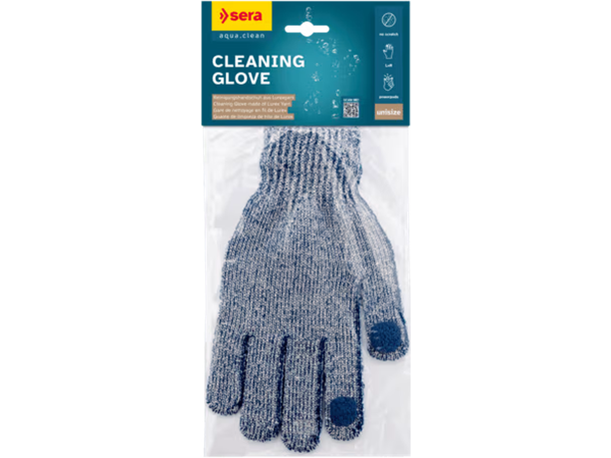 Sera Cleaning Glove Rengjøringshanske for Akvarium med Power Pads