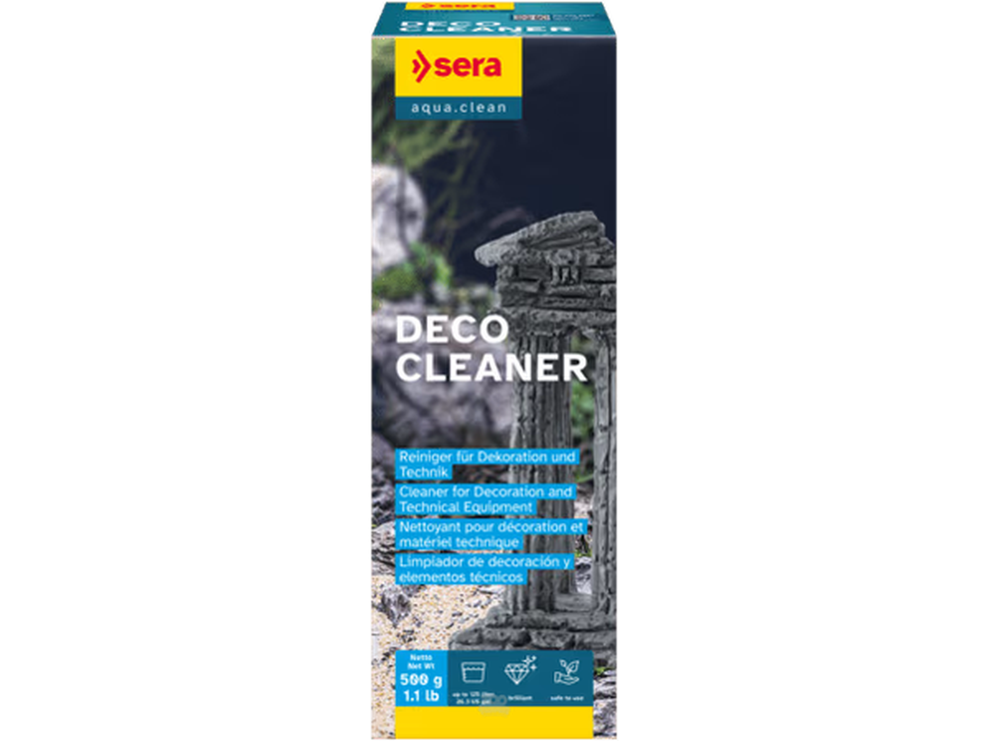 Sera Deco Cleaner Rengjøringsmiddel for Akvariedekorasjon og Teknisk Utstyr 500g