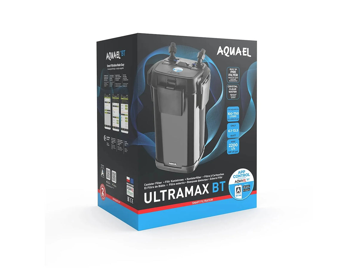Aquael Ultramax BT 2200 utvendig filter med app