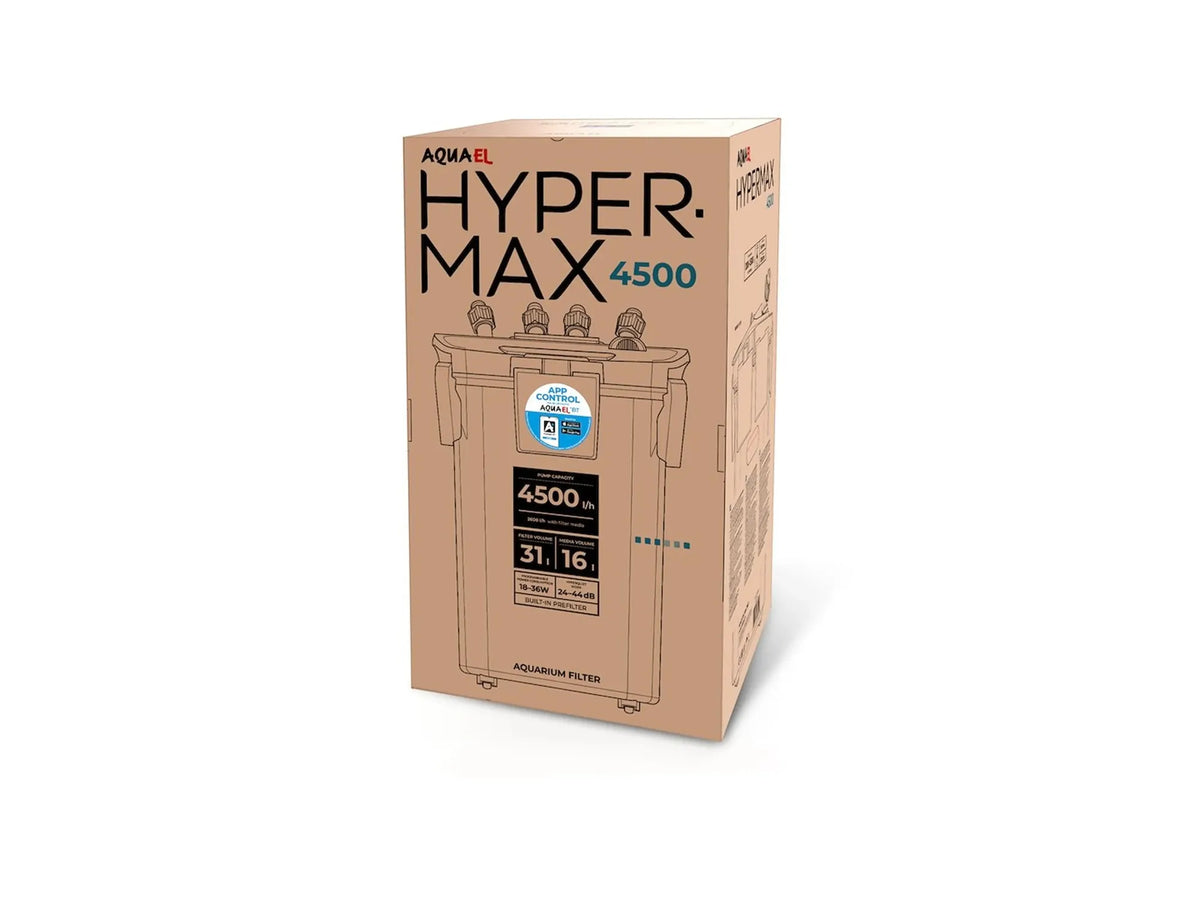 Aquael Hypermax 4500 BT utvendig filter med app
