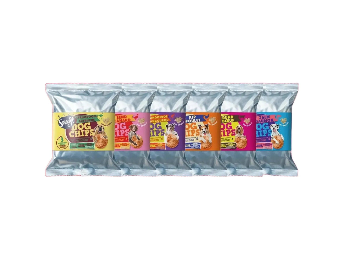 Smoofl Dog Chips And 50 g – Kaloriefattig hundesnacks