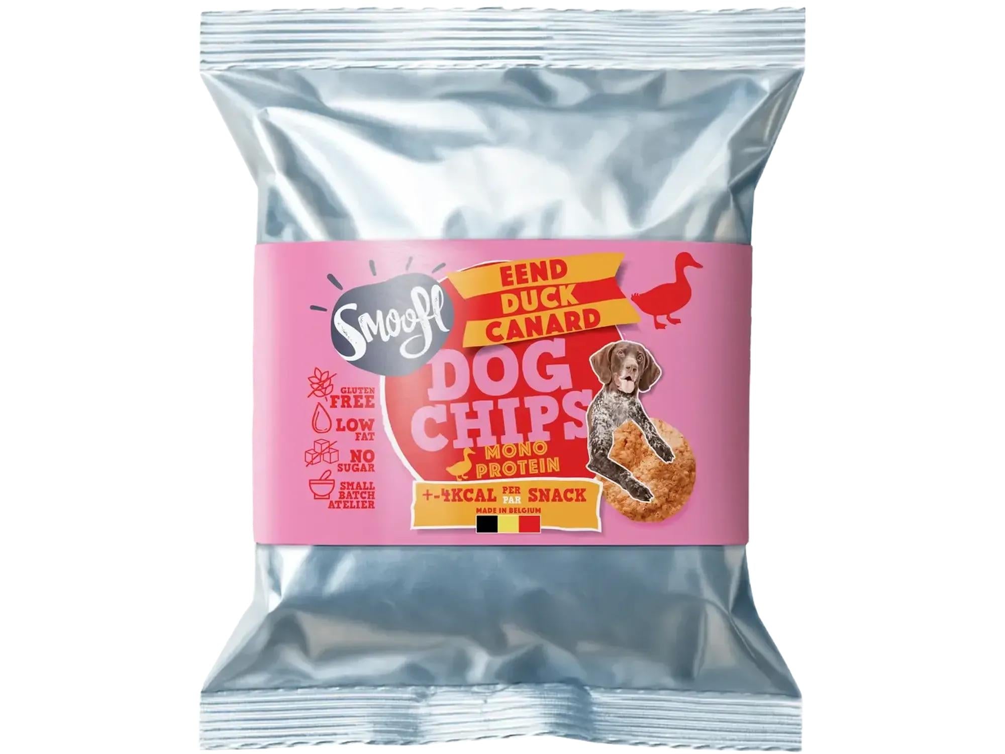 Smoofl Dog Chips And 50 g – Kaloriefattig hundesnacks
