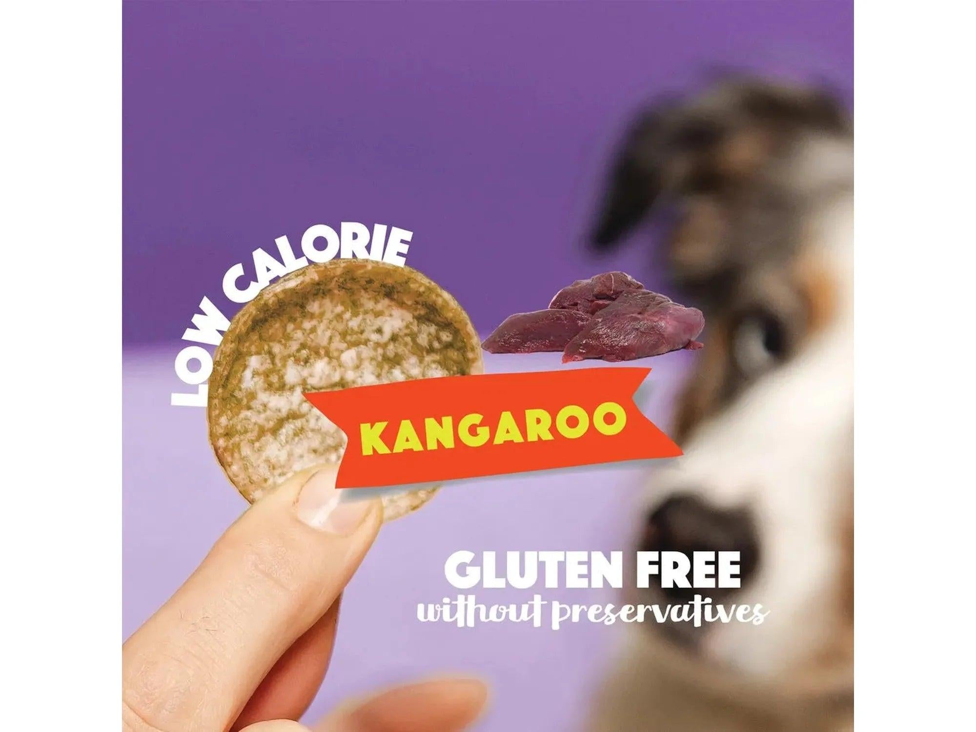 Smoofl Dog Chips Kenguru 50 g – Kaloriefattig hundesnacks