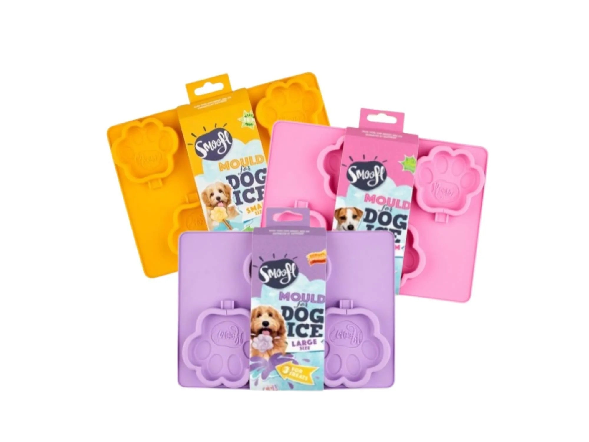 Smoofl Dog Ice Mould isformer til hundeis naturlig hundemat