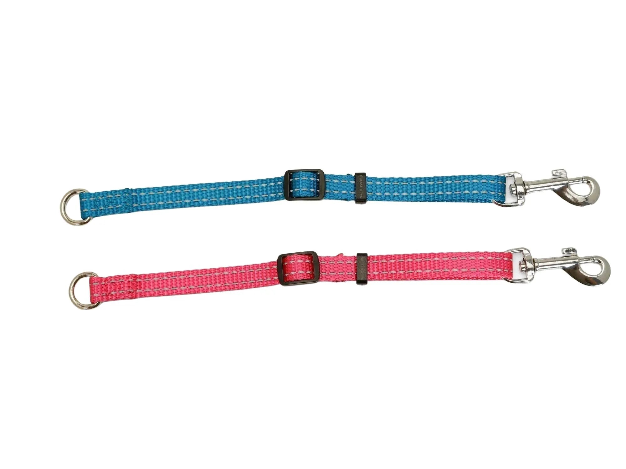 Sogna hanefot 12mm x 35cm i rosa for kobling av flere hunder