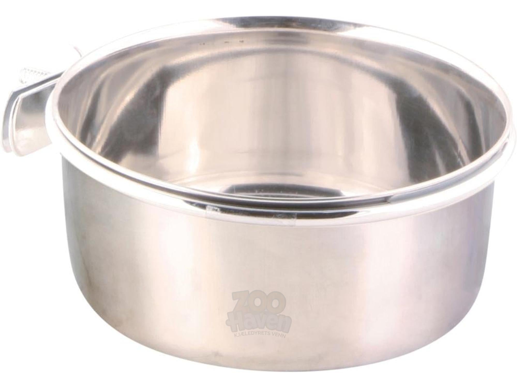 Stålkopp med krom holder