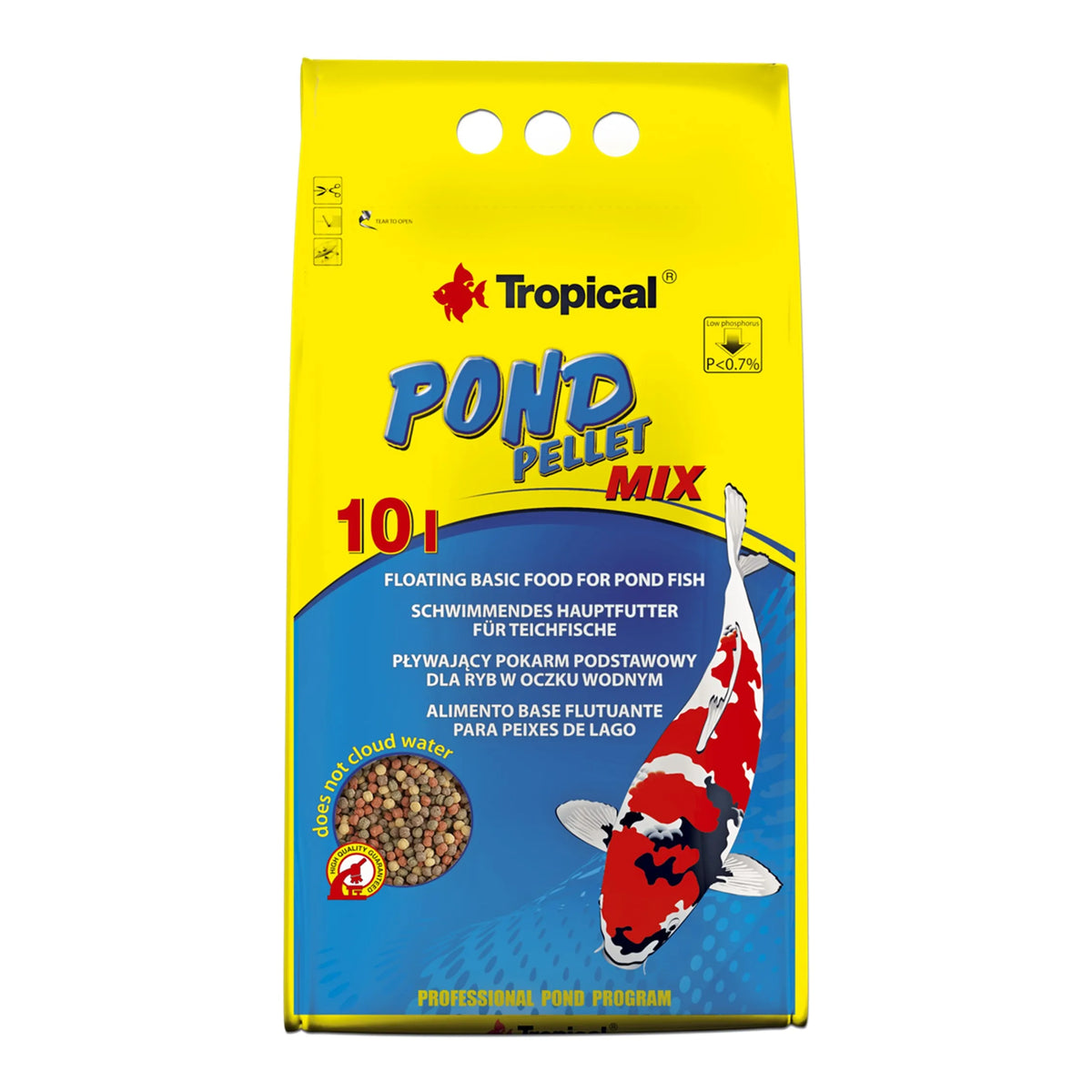 Tropical Koi fargepellets Junior S