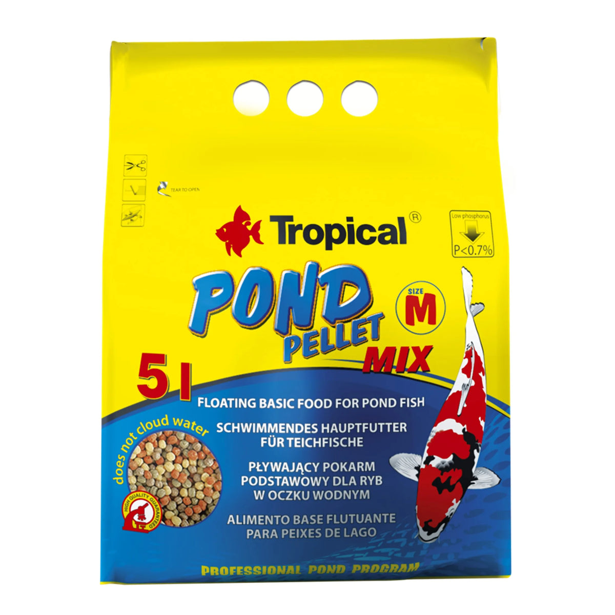 Tropical Koi fargepellets Adult M