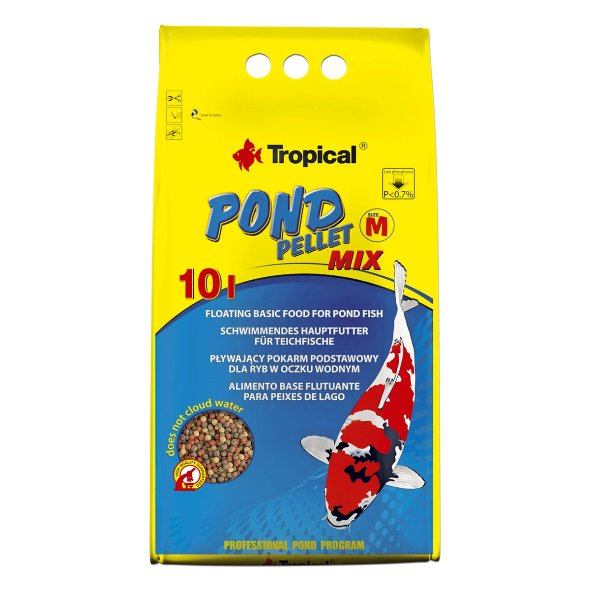 Tropical Koi fargepellets Adult M