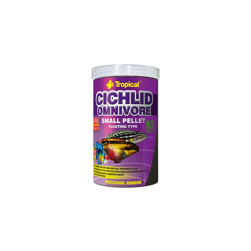 Tropical Cichlid Omnivore Small Pellet 1000 ml