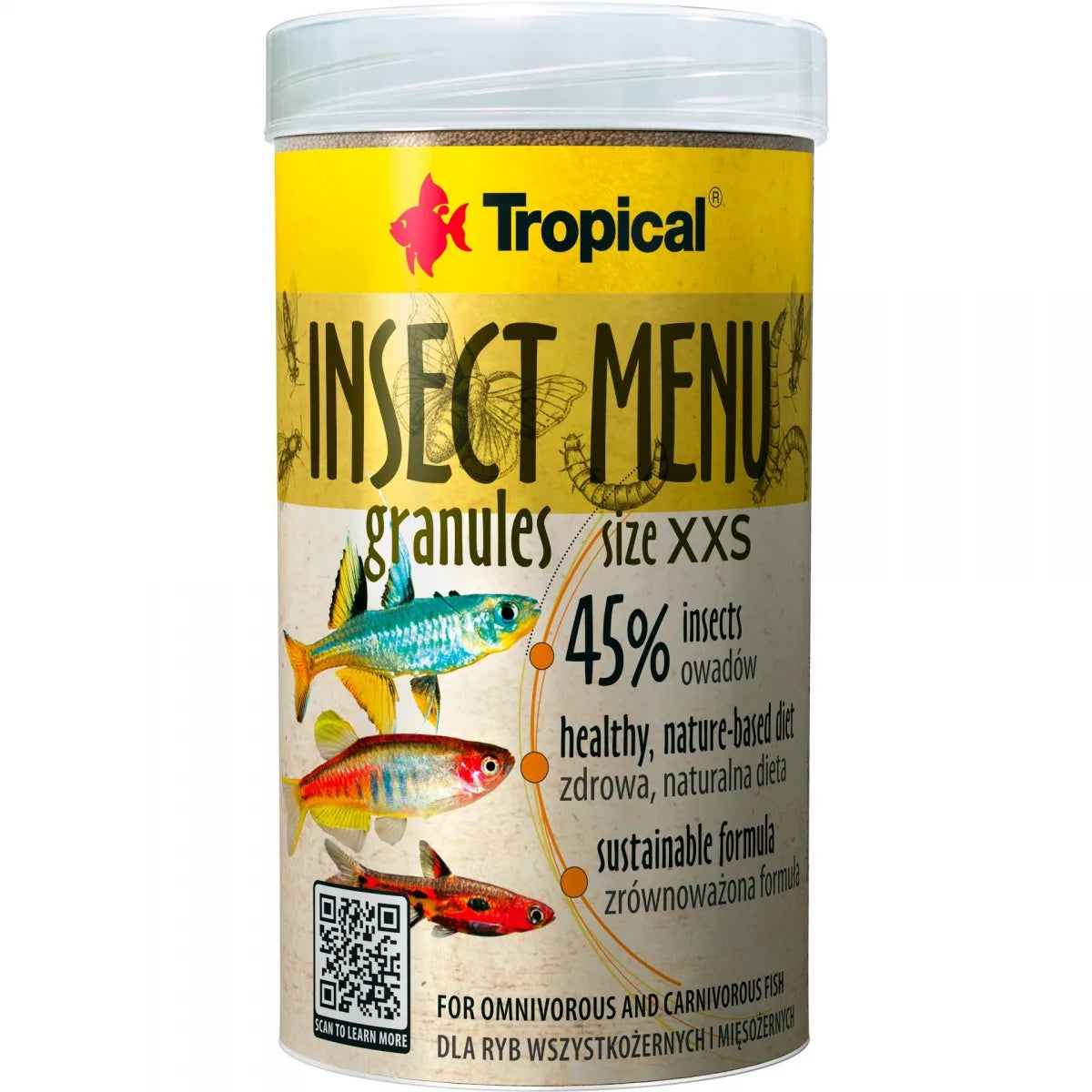 Tropical Insect Menu granulat XXS