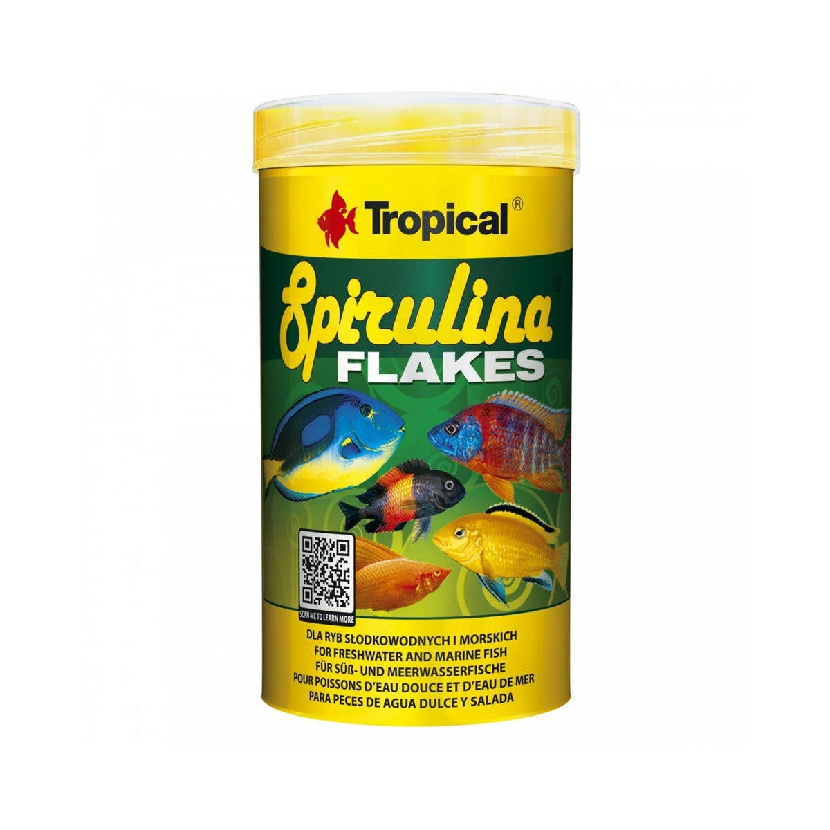 Tropical Spirulina flak