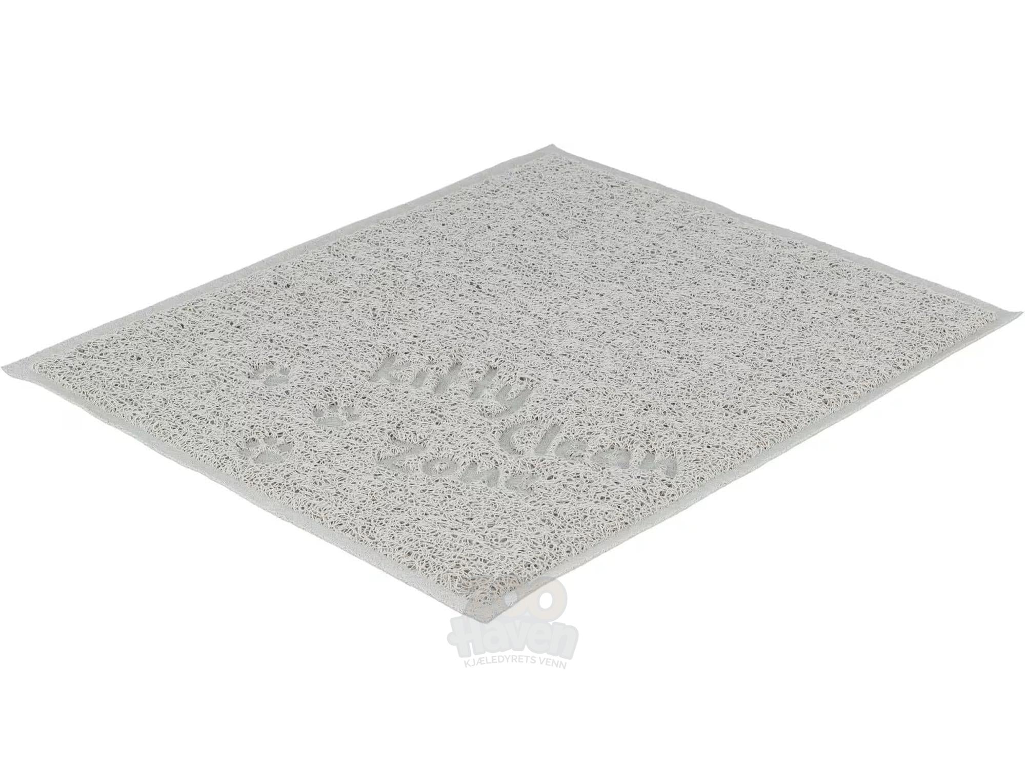 TRIXIE Clean Zone Kattebakkematte PVC – Sklisikker Kattesandmatte 37×45 cm