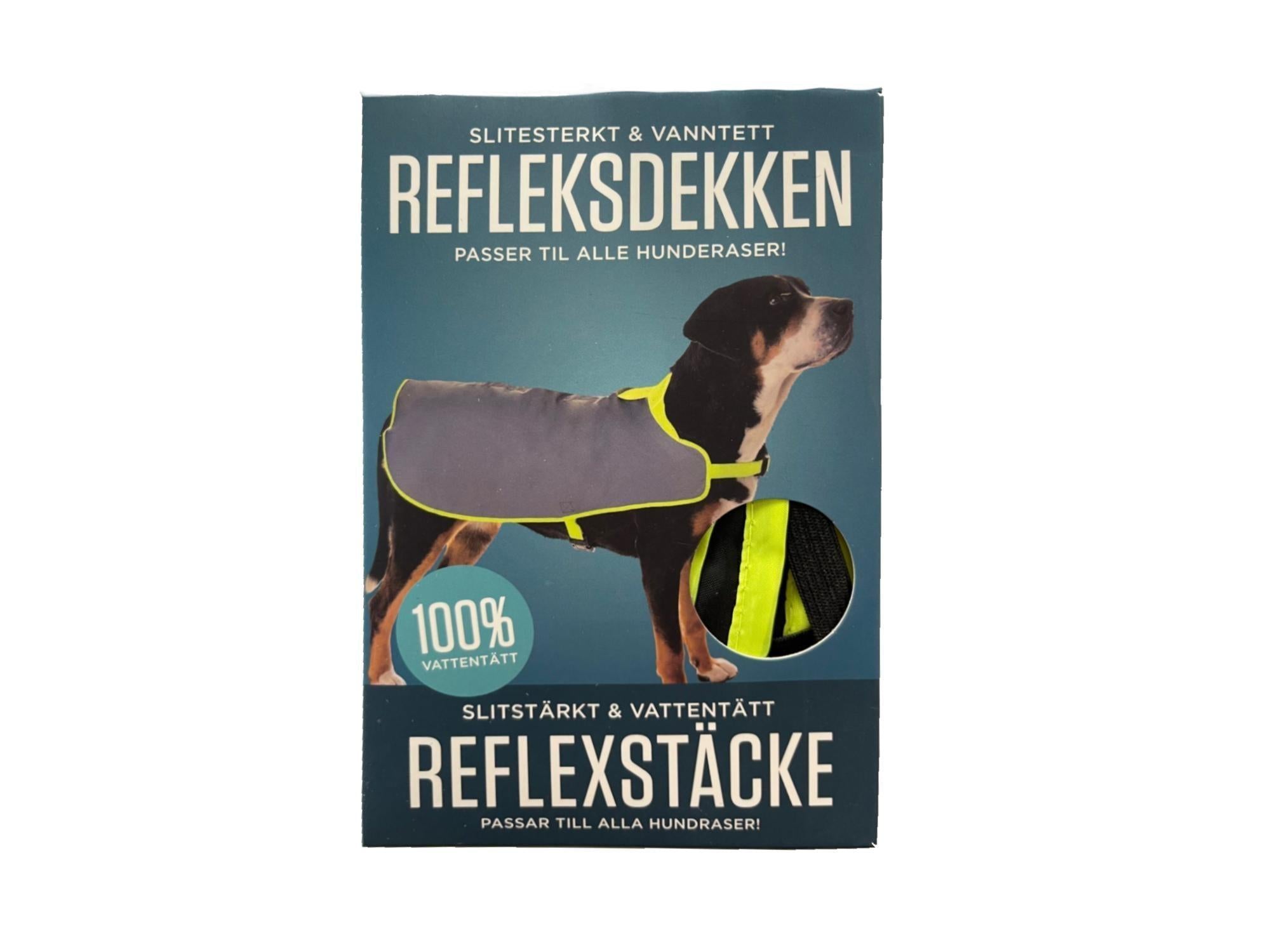 Tass Refleksdekken 100% Refleks fullt reflekterende dekken til hund