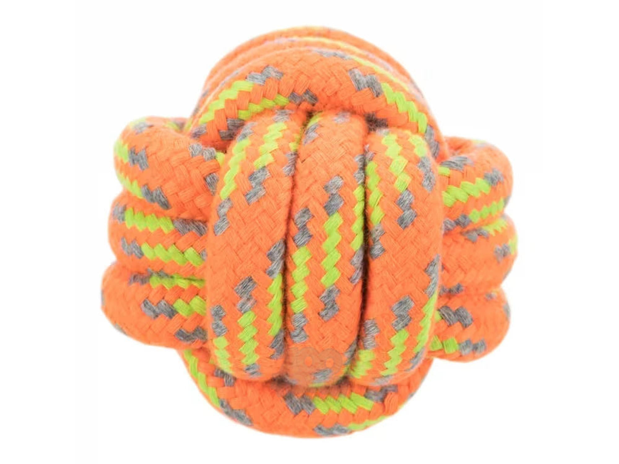 Tauknute Ball 6 cm – Bomullsleke for Tannrens