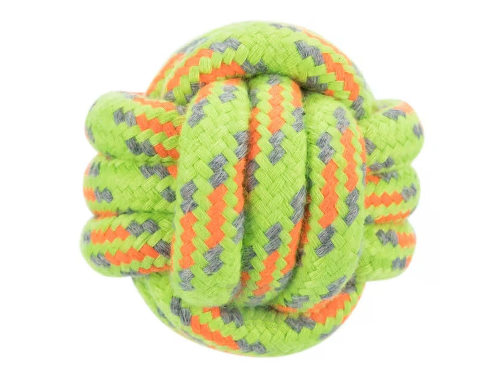 Tauknute Ball 6 cm – Bomullsleke for Tannrens