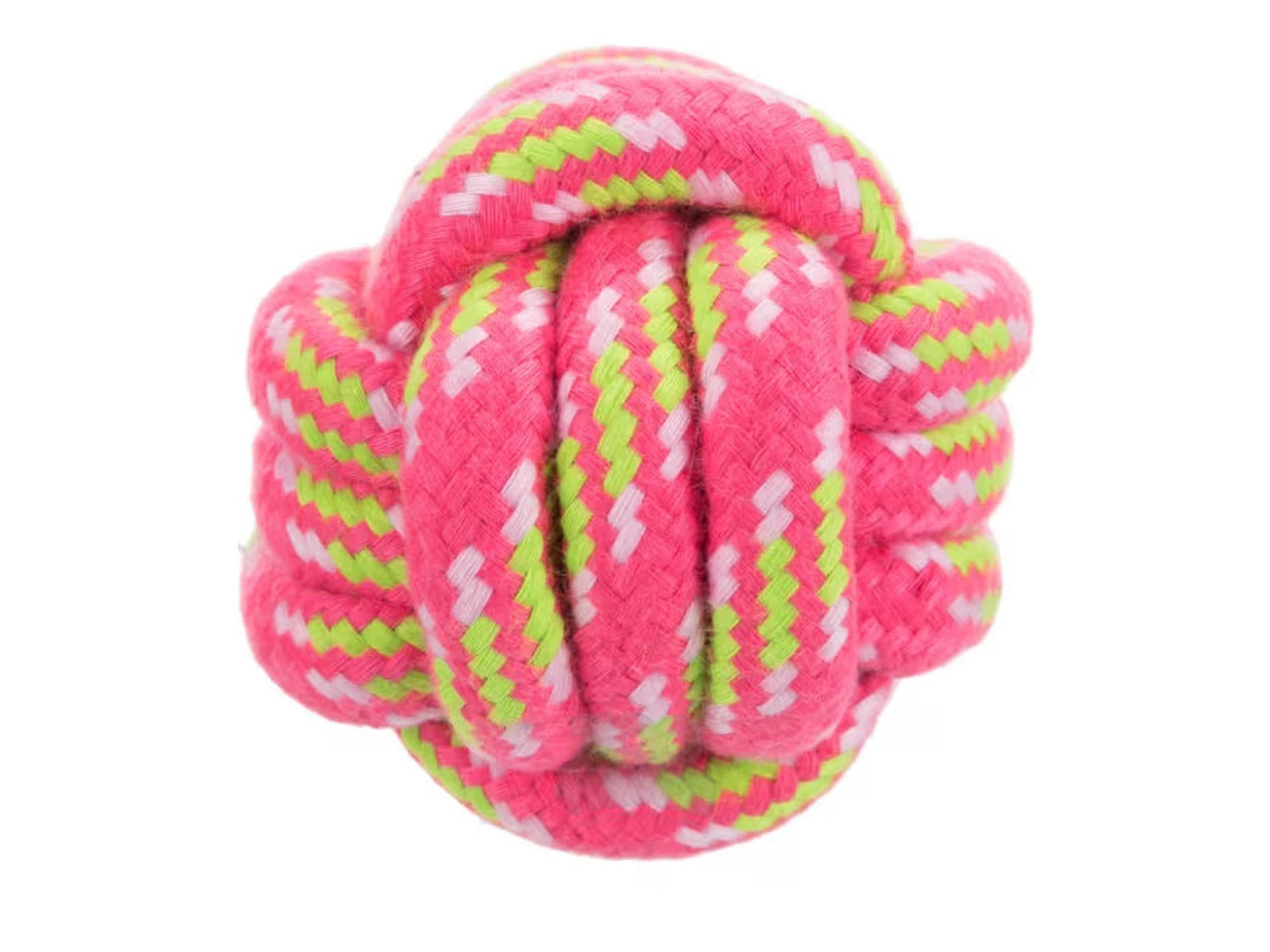 Tauknute Ball 6 cm – Bomullsleke for Tannrens