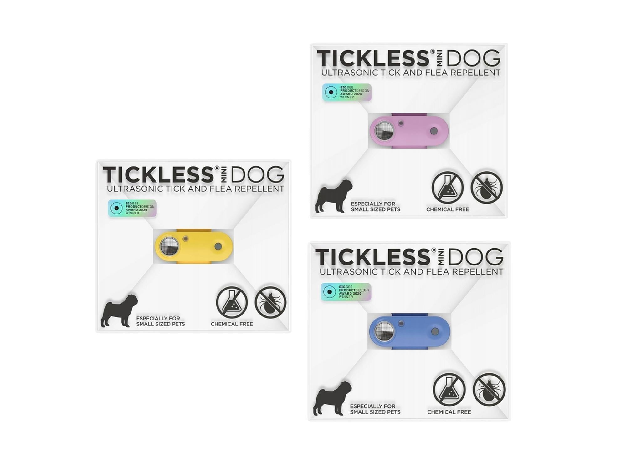 Tickless Mini flatt og loppebeskyttelse ultralydbeskyttelse for hund og katt