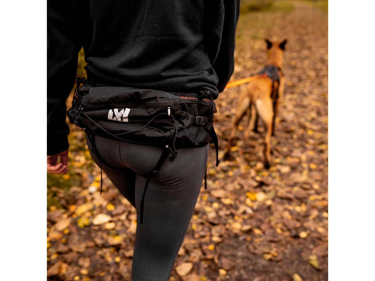 Non-stop dogwear Trail light belt løpebelte – Svart