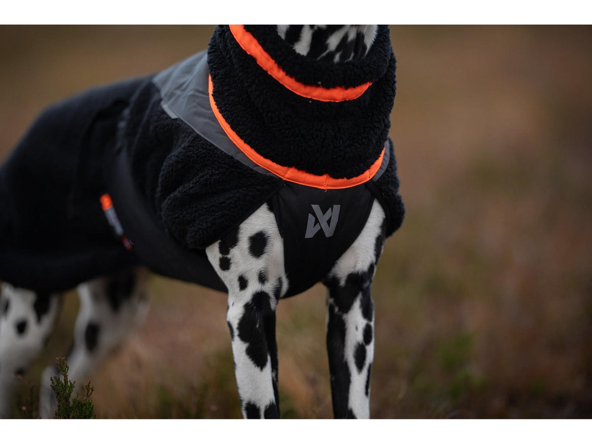 Non-stop dogwear Trekking fleece jacket fleecejakke – Svart/oransje