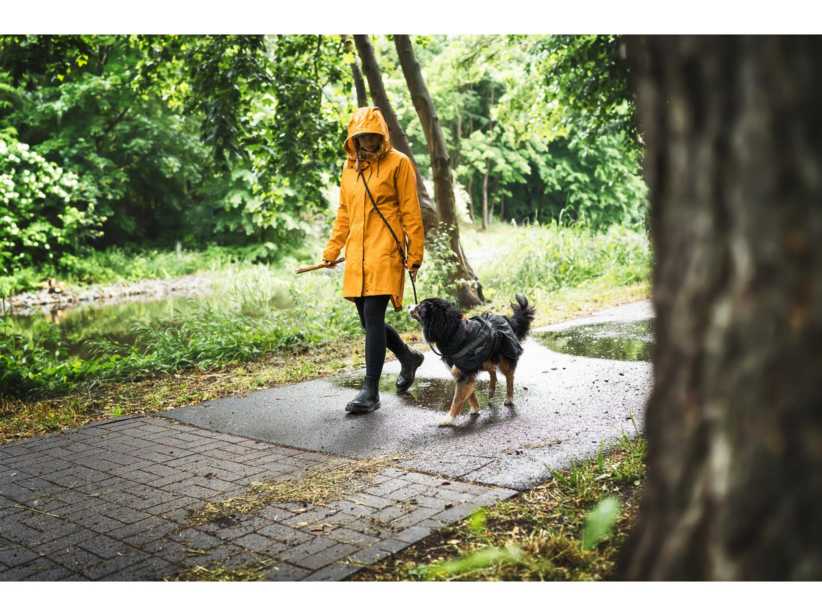 Non-stop dogwear Trekking raincoat regndekke – Svart