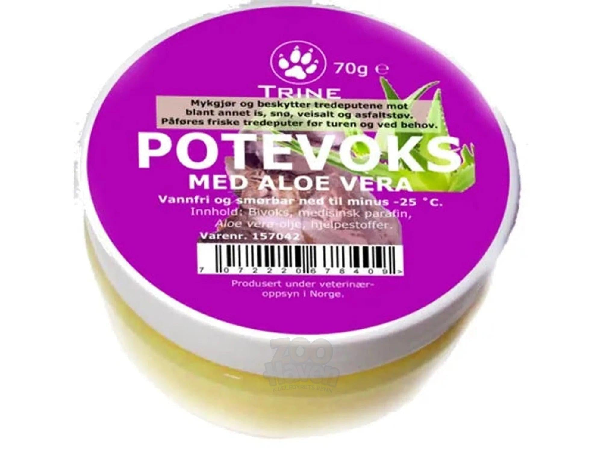 Trine Potevoks med Aloe Vera 70g beskyttende potevoks til hund