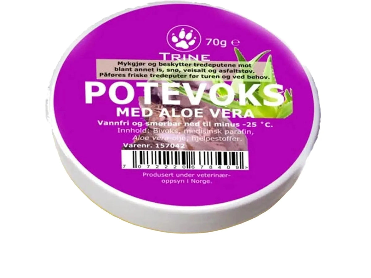 Trine Potevoks med Aloe Vera 70g beskyttende potevoks til hund