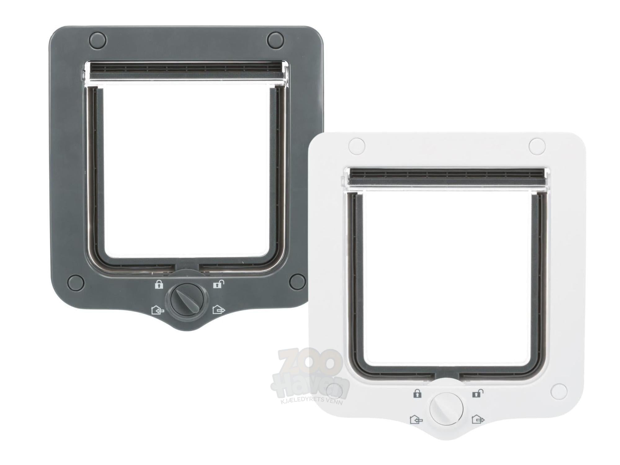 Trixie 4-veis kattedør for katt og liten hund