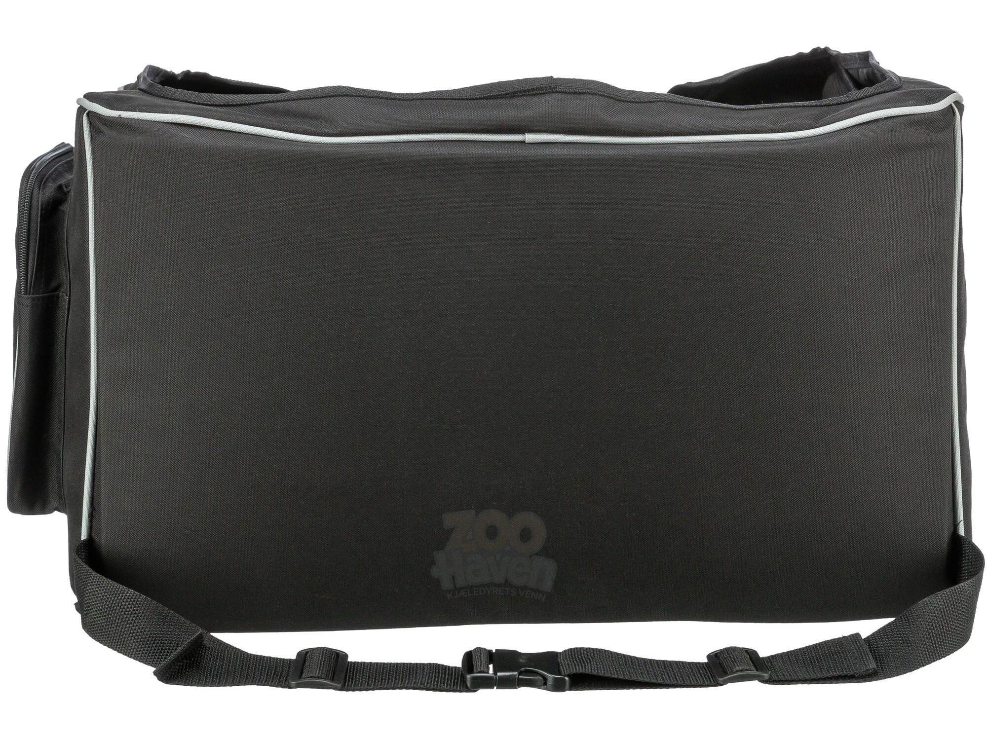 Trixie Bilsete Hund 56x37x36cm Sort/Grå – Sammenleggbart Hundesete til Bil opptil 10kg