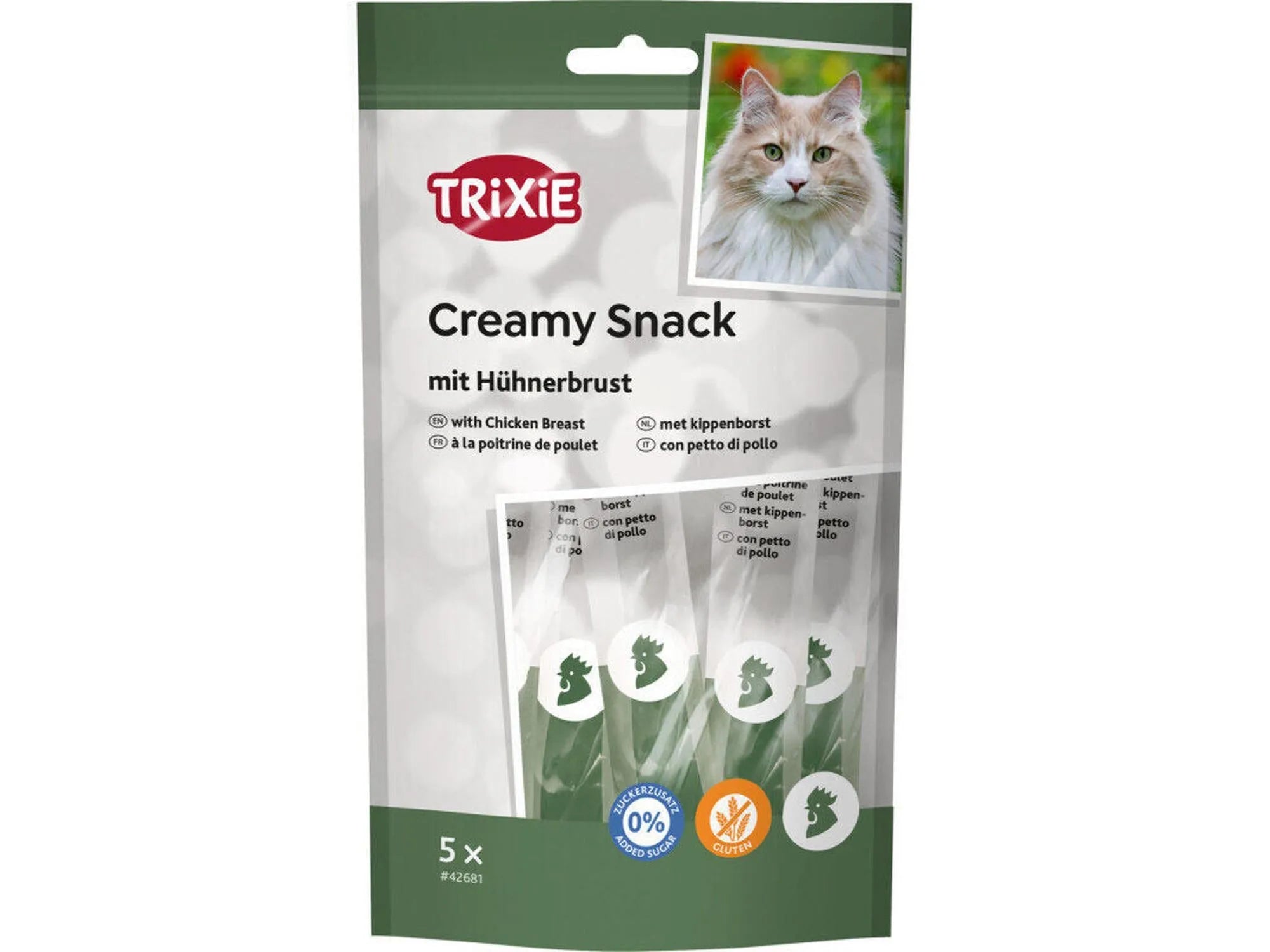 Trixie Creamy Snack Kylling – Kremet Kattegodbit