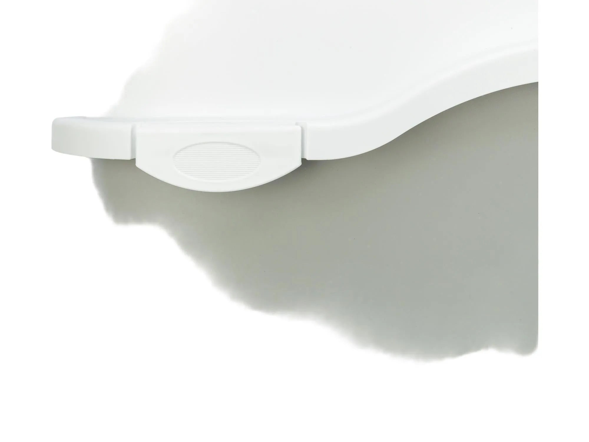 Trixie Davio Top kattebakke i sage/hvit plast med Easy-Click-lås og Zoo Haven-logo.