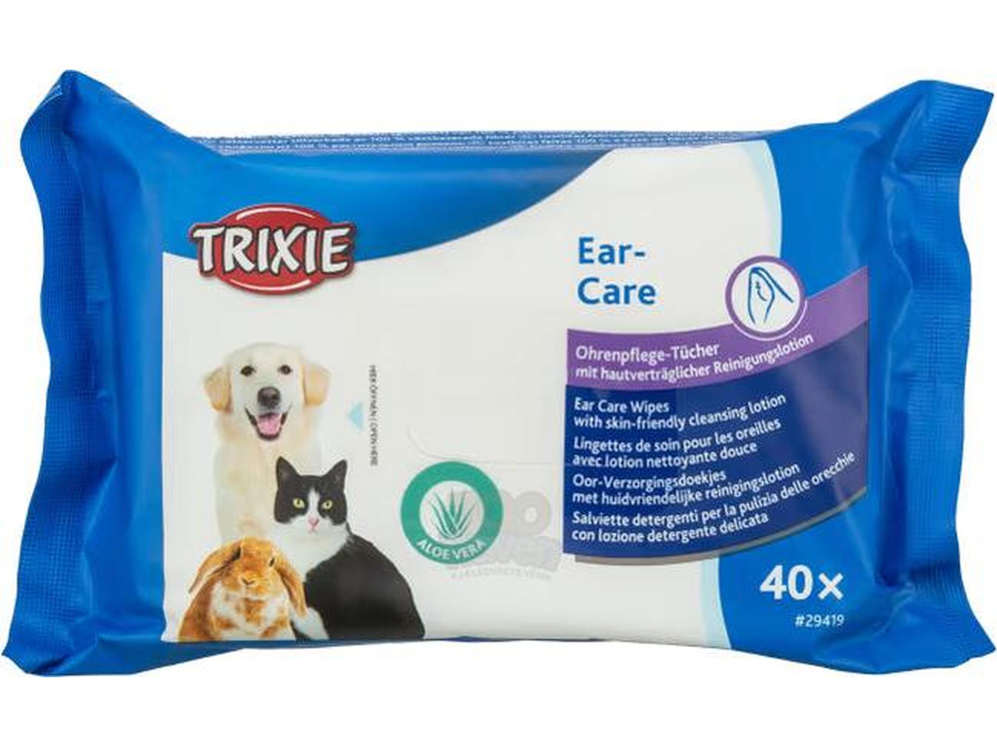 Trixie Ear-Care Wipes 40 stk – Ørerens Wipes