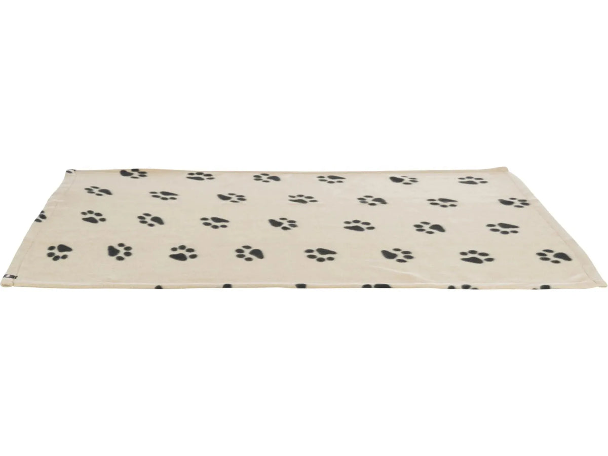Trixie Fleeceteppe Beige med Svarte Poter