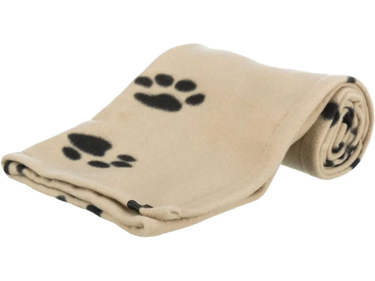 Trixie Fleeceteppe Beige med Svarte Poter