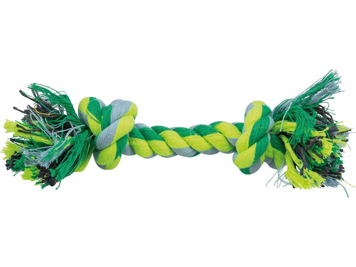 Trixie Flosstygg 22 cm, petrol/lime/grå