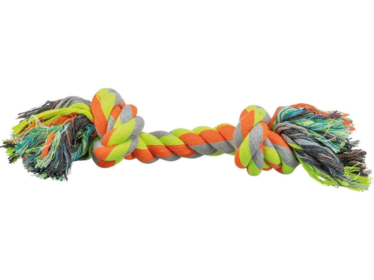 Trixie Flosstygg 40 cm, petrol/lime/grå