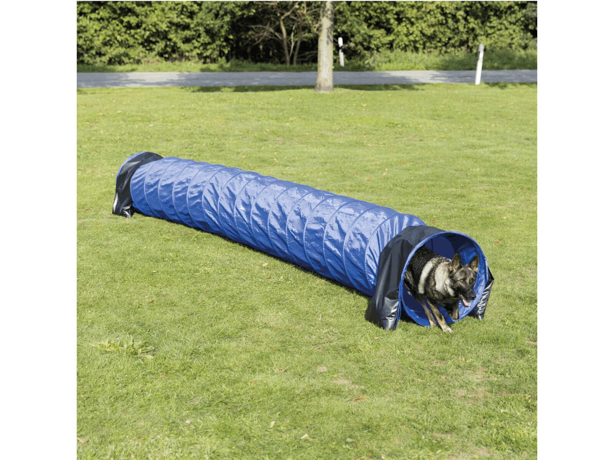 Trixie Fun Agility Tunnel 5 m × Ø60 cm – Blå