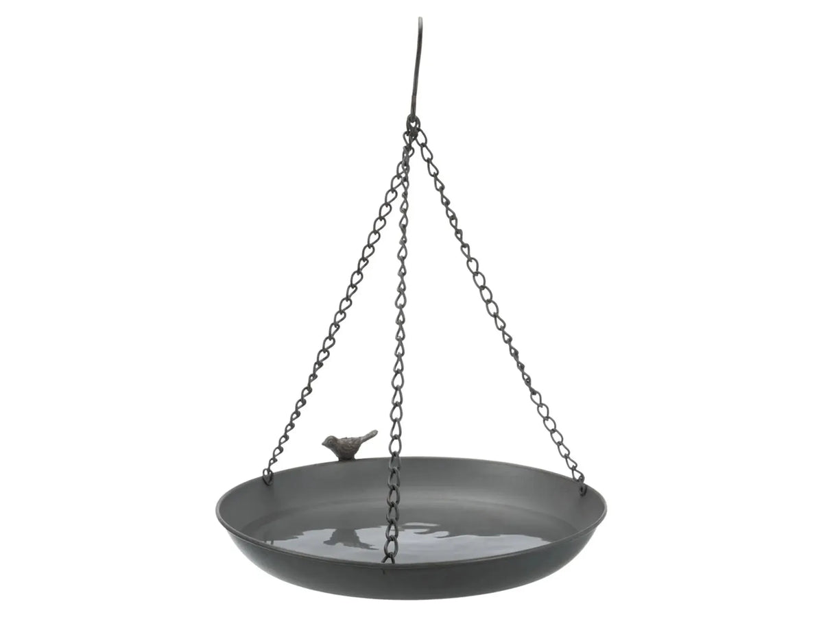 Trixie Hengende Fuglebad i Metall 2,2 L Grå
