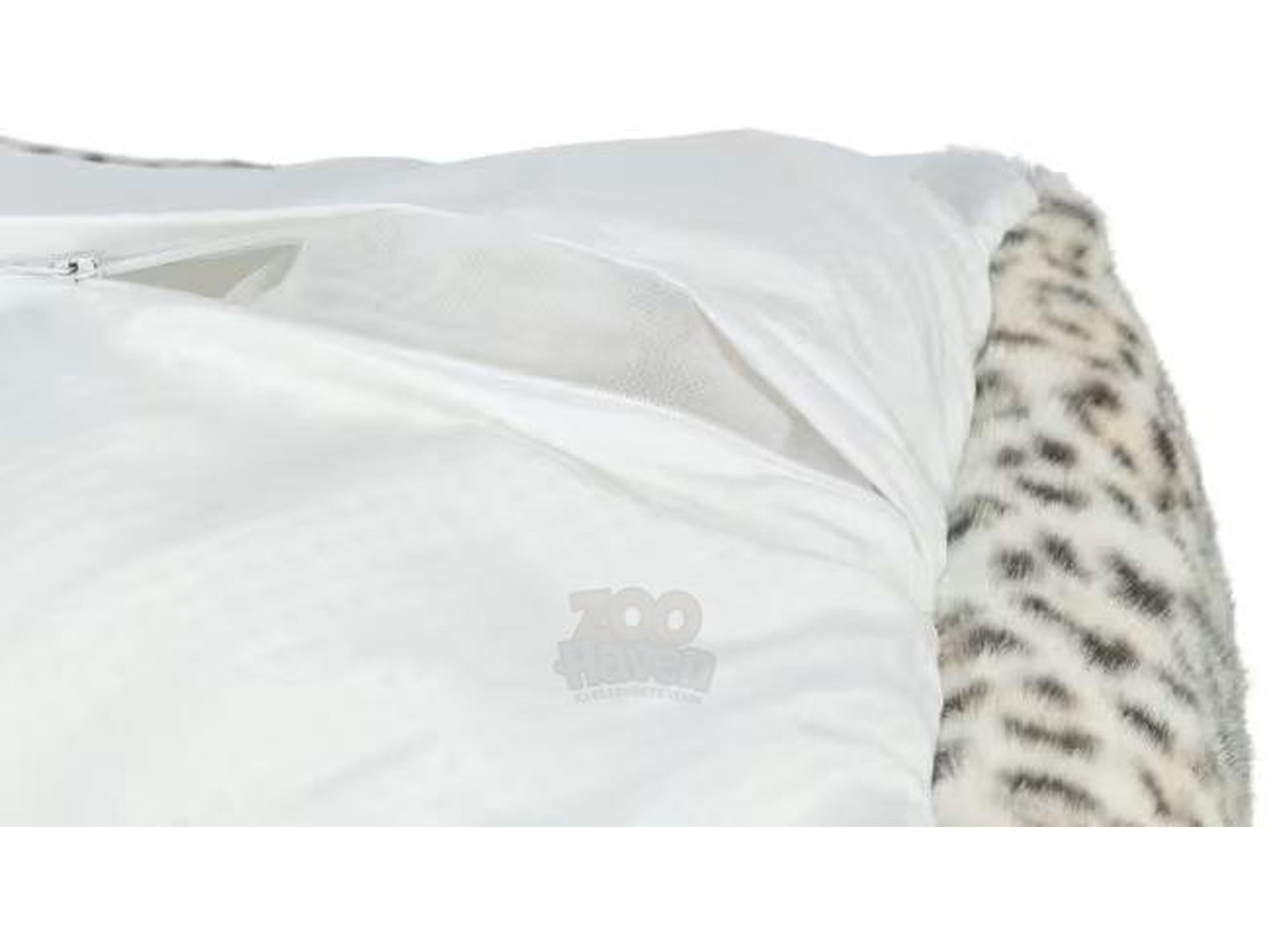 Trixie Hundeseng i Myk Plysj Leo Cream Leopard