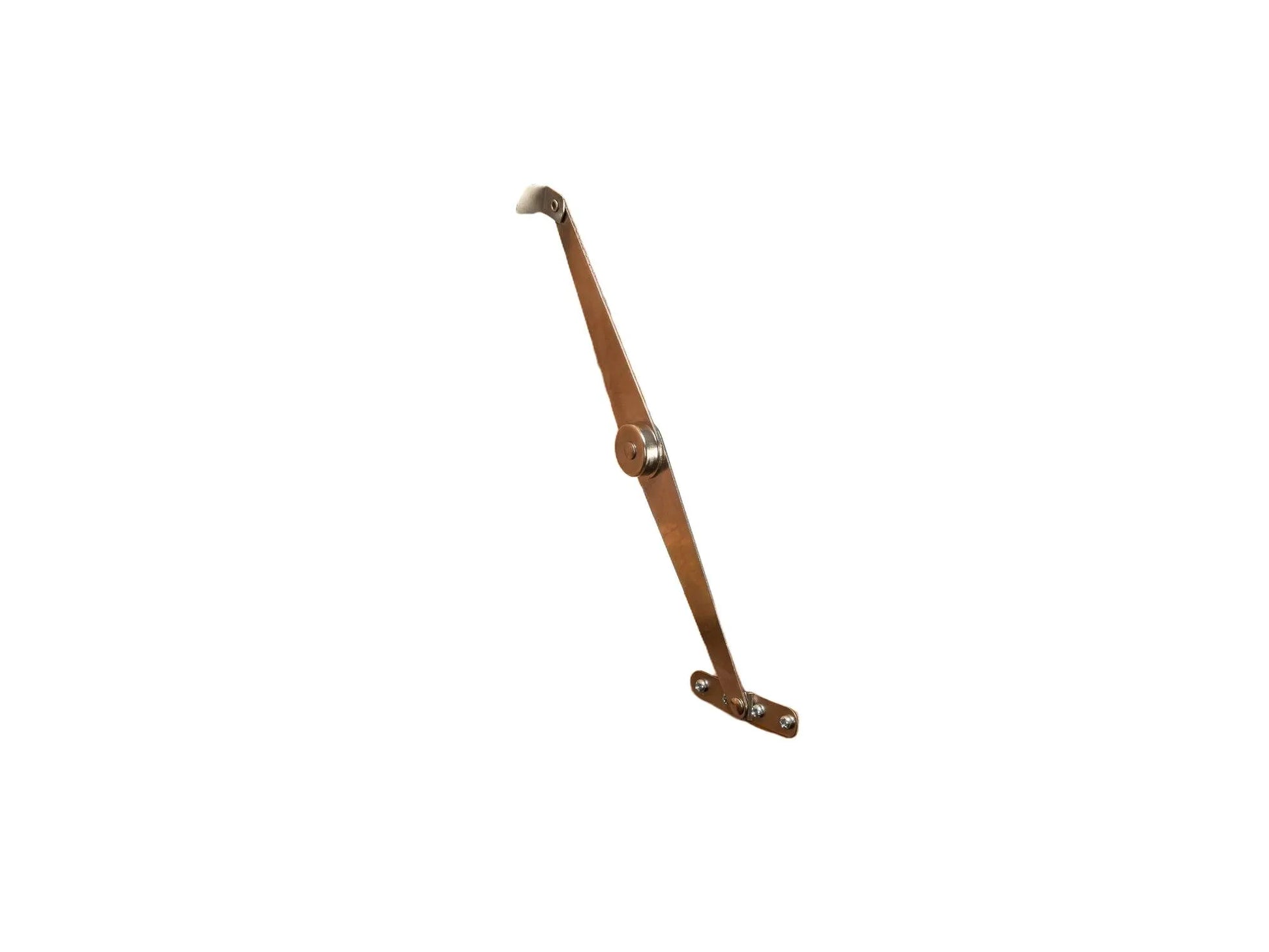 Trixie isolert smådyrbur i mørk brunt tre, 2 etasjer, med åpent tak og metallhengsler.