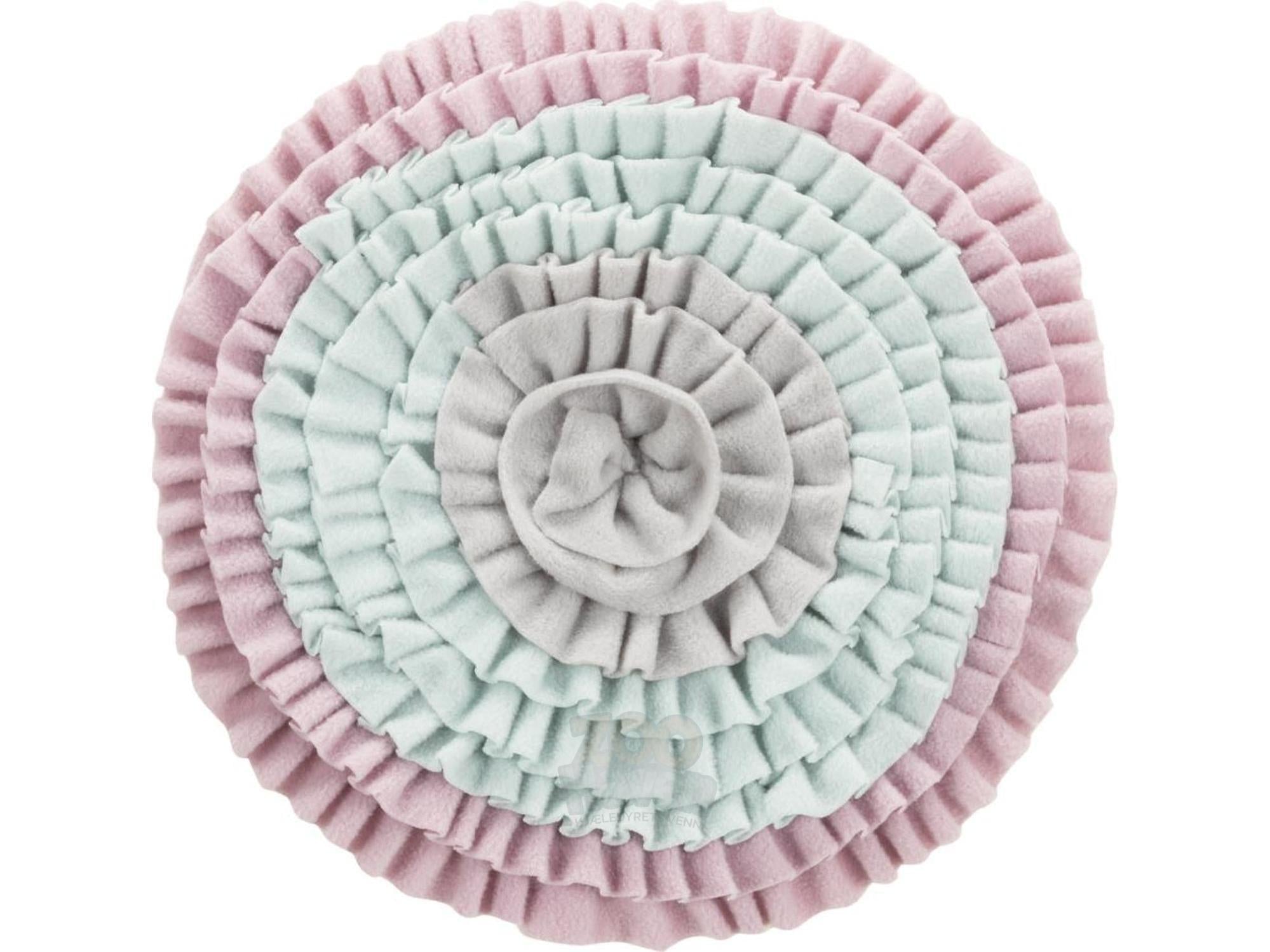 Trixie Junior Snuseteppe – Aktivitets- og fôringsleke for valper og kattunger (Ø 38 cm)