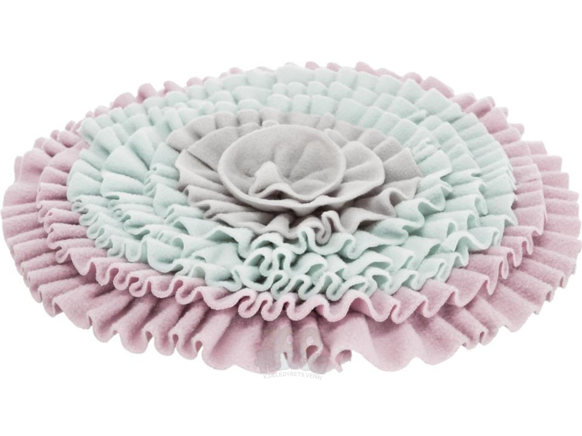 Trixie Junior Snuseteppe – Aktivitets- og fôringsleke for valper og kattunger (Ø 38 cm)