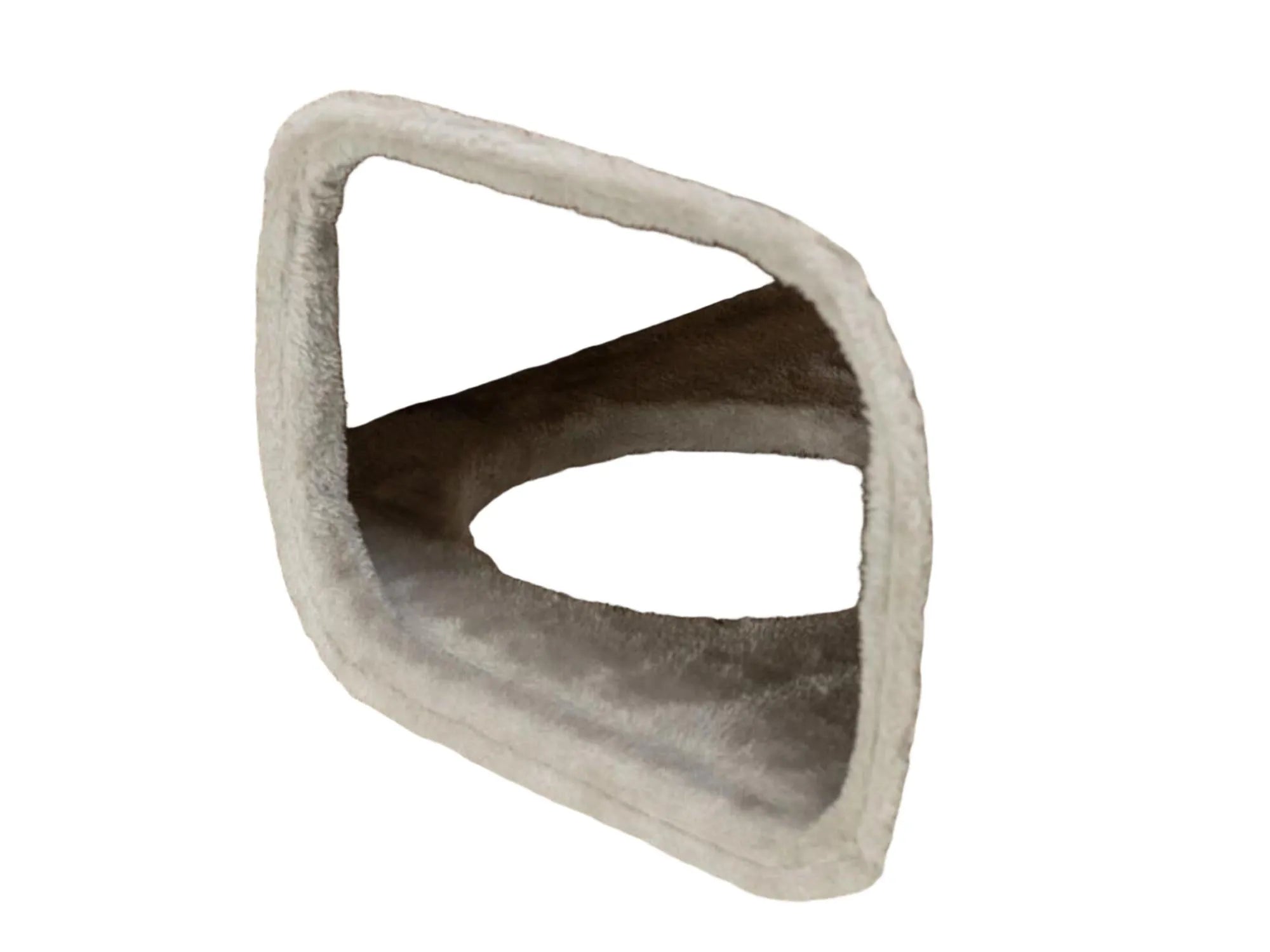 Trixie Juno kattetårn i beige sisal og plysj, med en huleåpning.