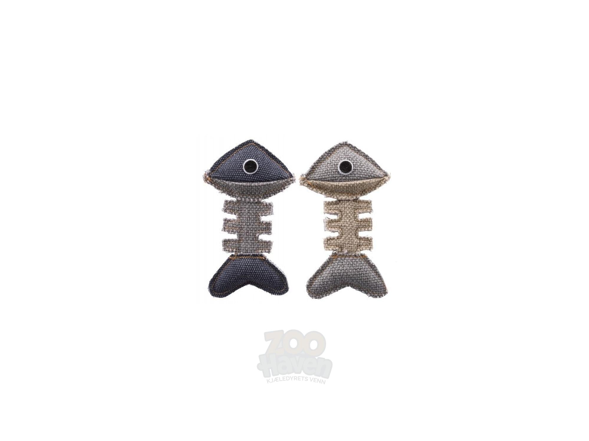 Trixie Katteleke BE NORDIC Fiskebein i Stoff 13cm