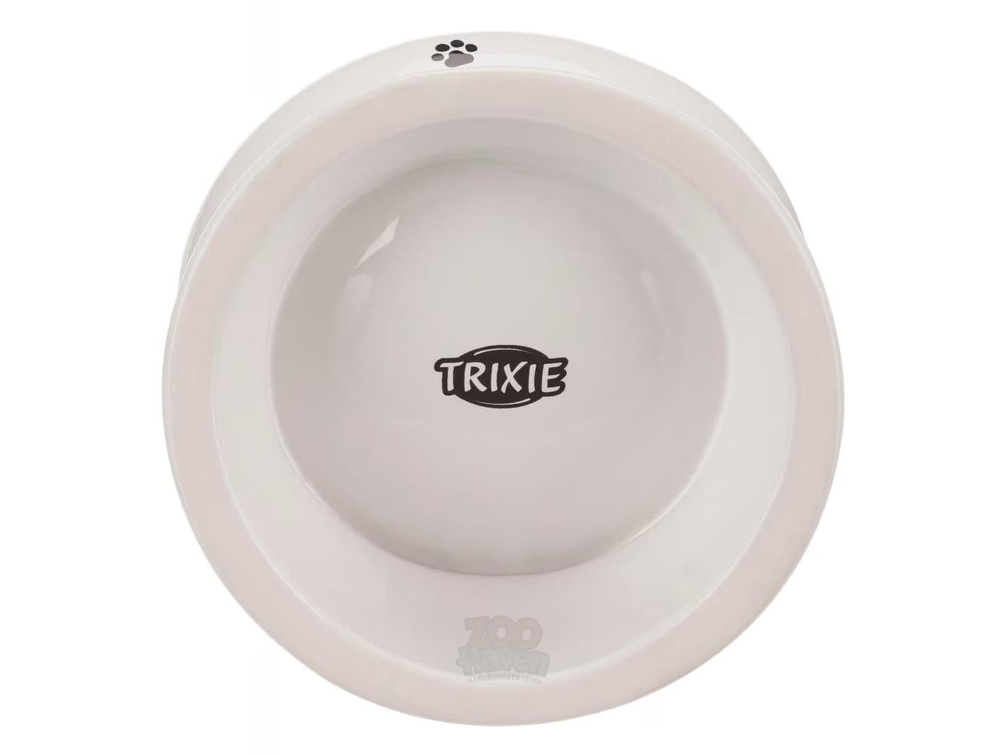 Trixie Katteskål Keramikk Ergonomisk 0,15L Hvit