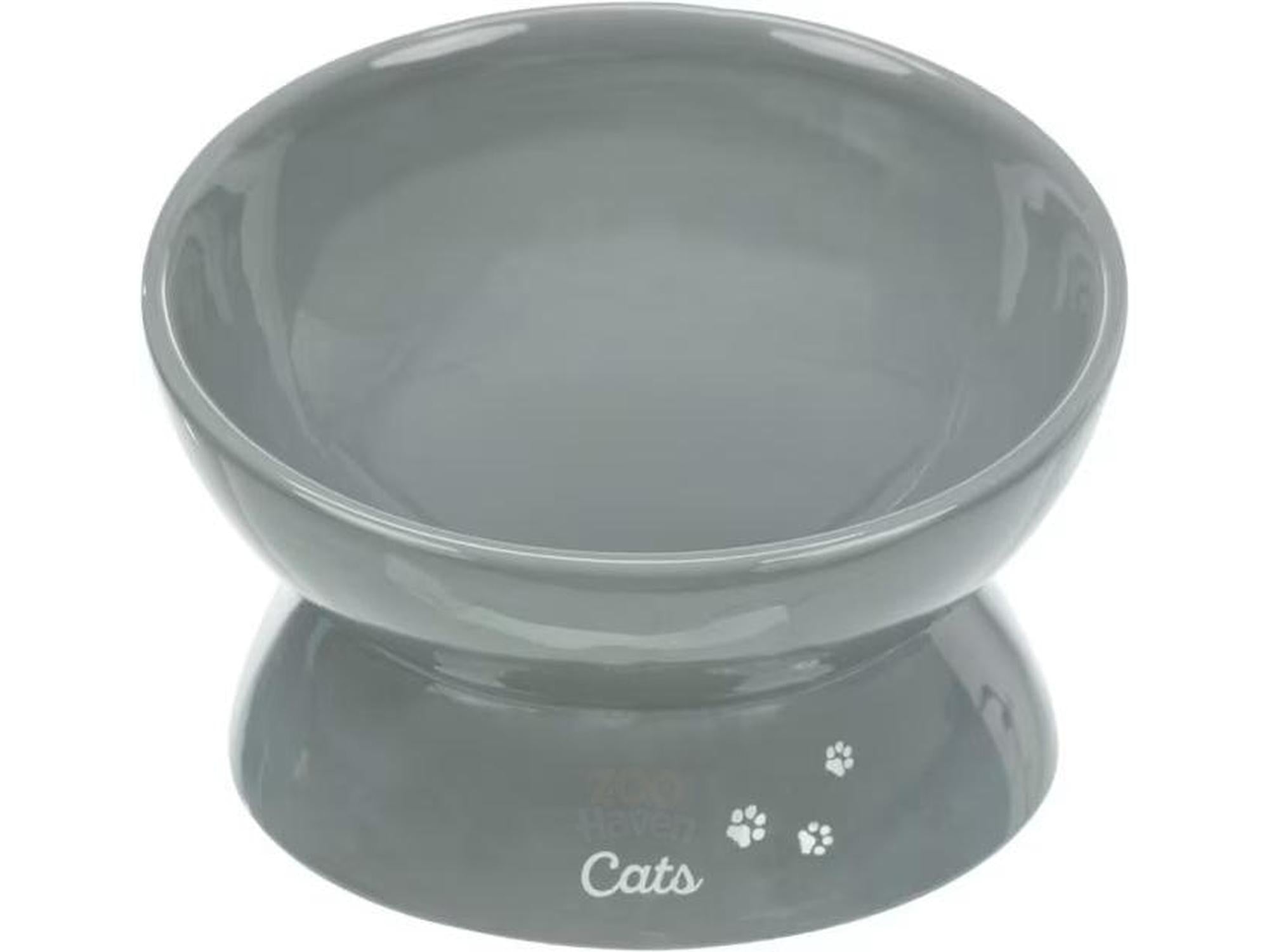 Trixie Katteskål Keramikk Ergonomisk XXL 0,35L Grå