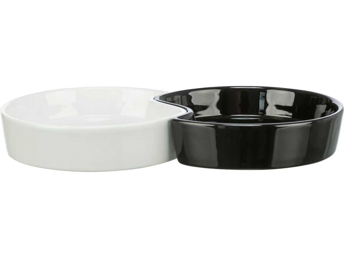 Trixie Katteskål keramikk Ying & Yang 0,2 L sort/hvit