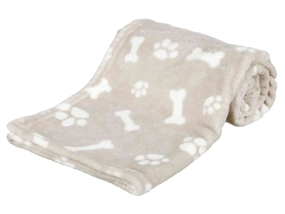 Trixie Kenny Plysjteppe Beige med Bein og Poter
