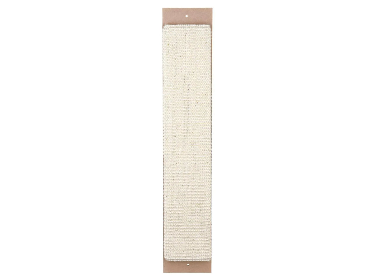 Beige Trixie klorebrett for katt, 60-70cm, med strukturert pappoverflate for klopleie.